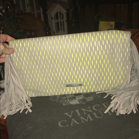 NWT Vince Camuto Large Malik Foldover Clutch - Picture 6 of 8